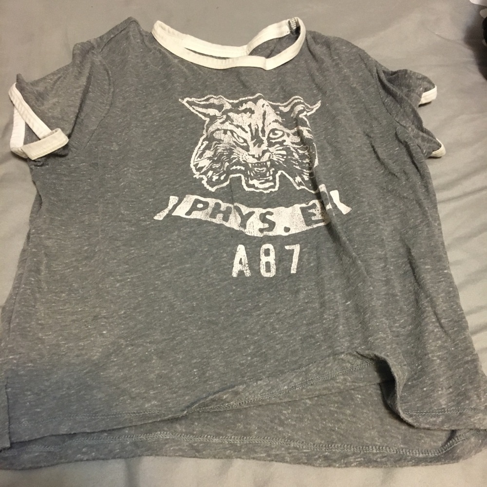 Grey crop top